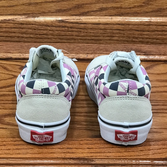 Vans Old Skool US Open Violet Checkerboard Shoes - Picture 5 of 8